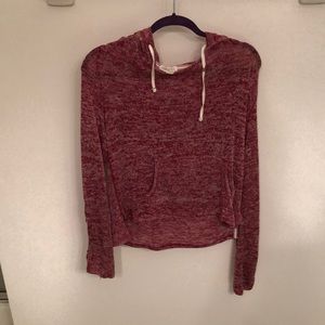 Red pull over sweater